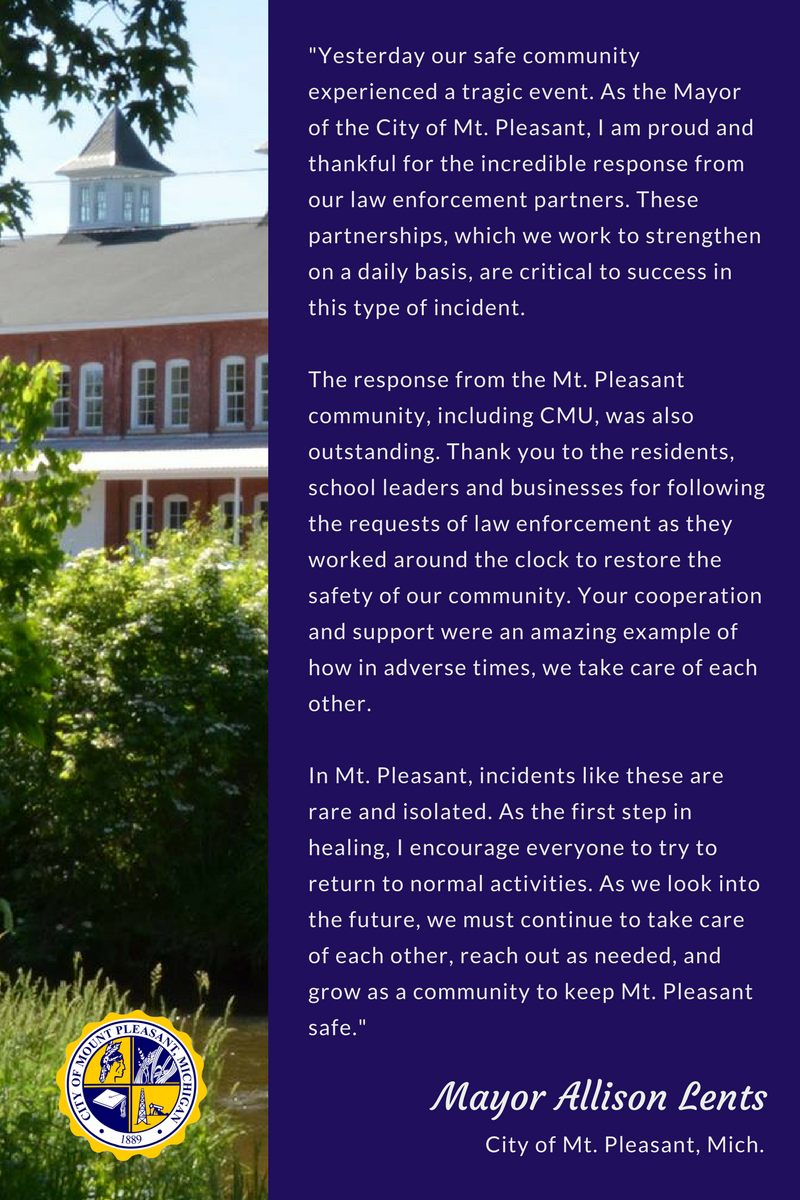 Comments from Mayor Lents