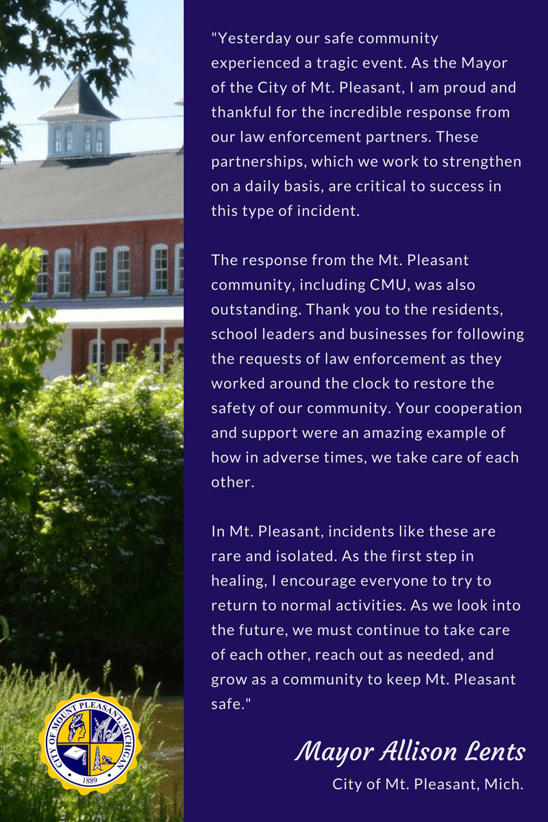 Comments from Mayor Lents