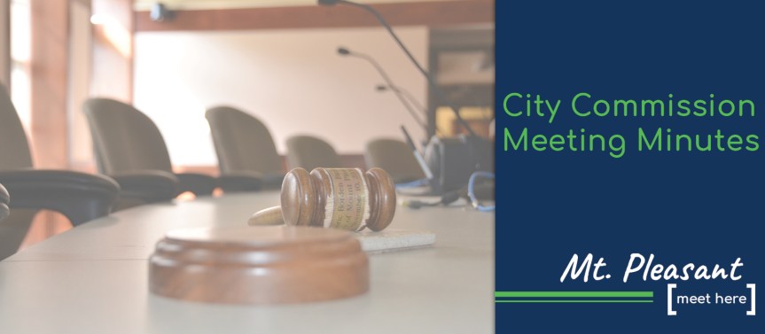 Summary of minutes of City Commission meeting – July 22,&nbsp;2019