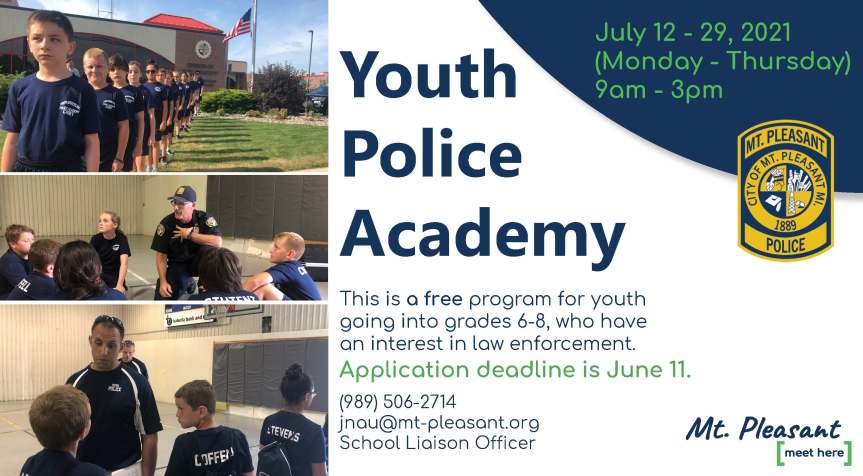 Accepting Applications for 20th Youth Services Police&nbsp;Academy