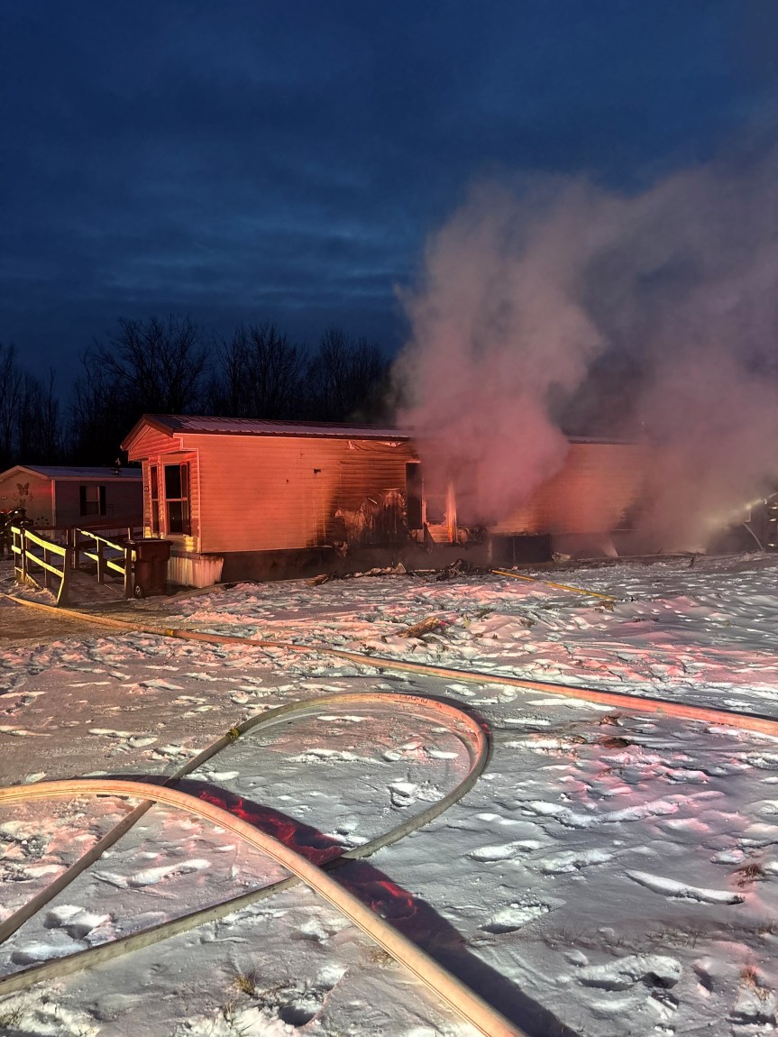 Mobile Home a Total Loss in&nbsp;Fire