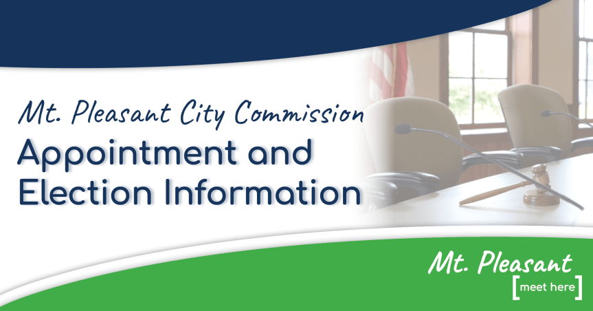City Commissioner Open Seat Appointment and Election&nbsp;Information