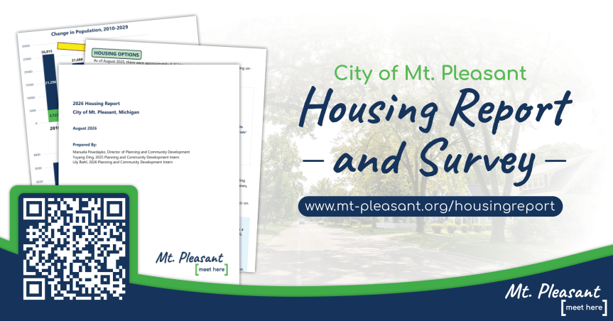 City of Mt. Pleasant Shares Housing Report and Invites Community&nbsp;Feedback